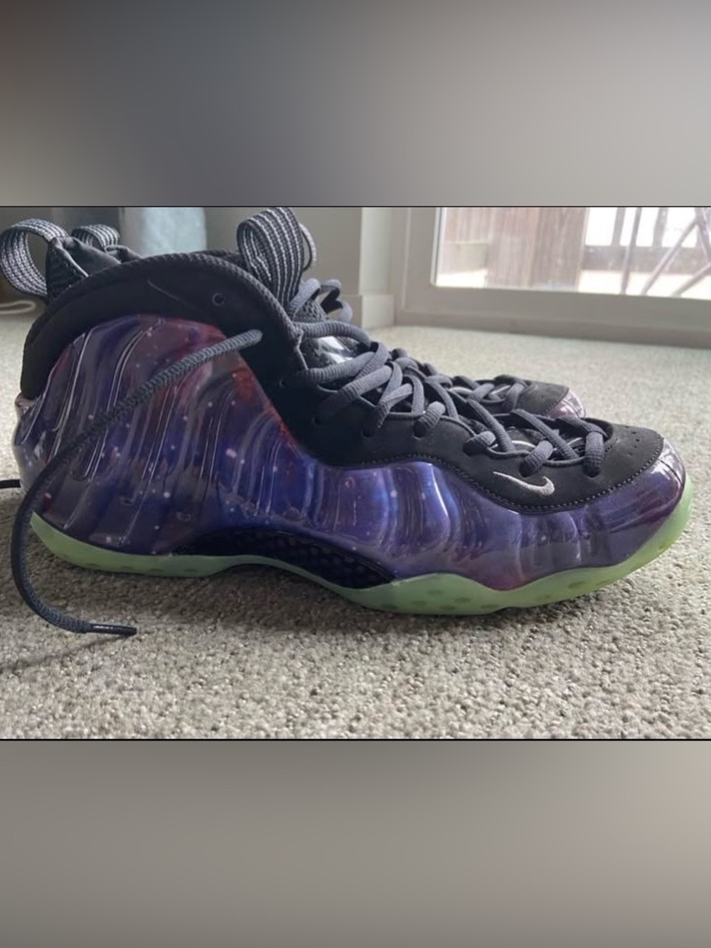Size 11 Nike Air Foamposite One Sneakers “Galaxy”